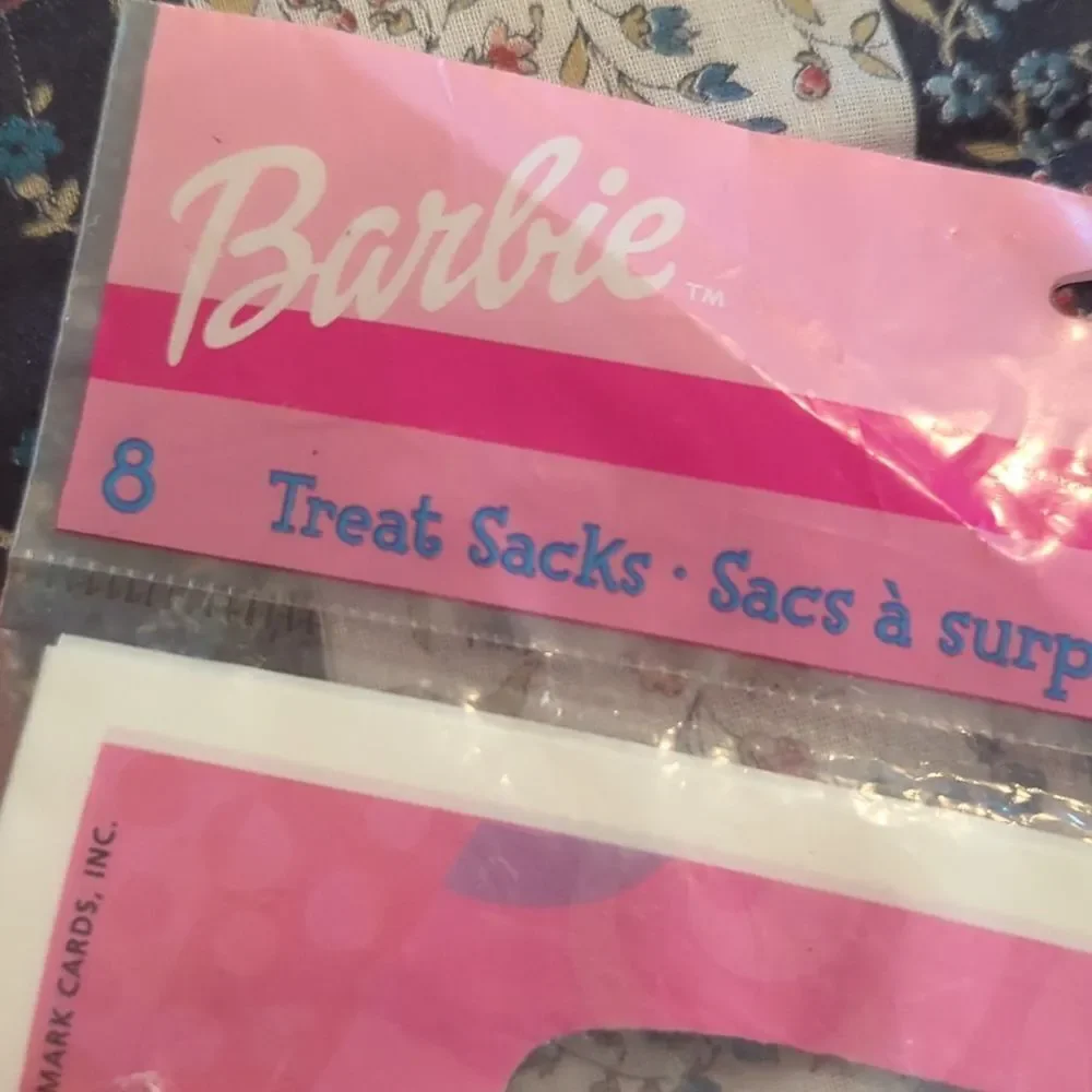 Barbie‎ vintage Birthday Treat sacks bags NIP